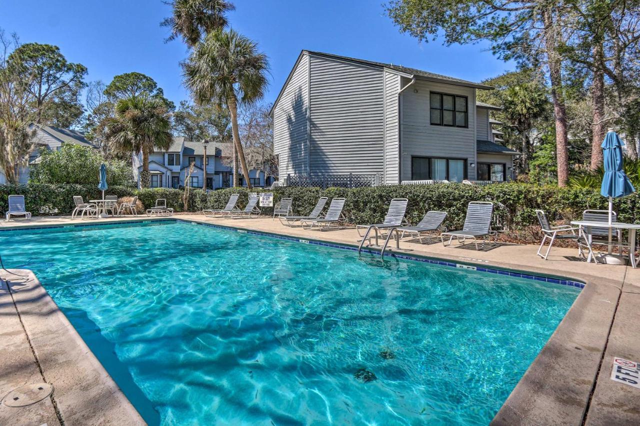 Coastal Oasis With Pool - Walk To Coligny Beach Park Hilton Head Island Exteriér fotografie